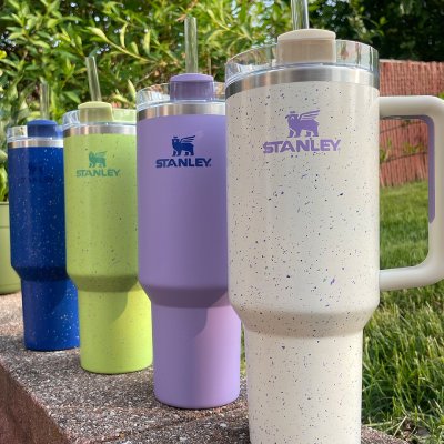 Dick's Sporting Goods water bottle with straw and handle