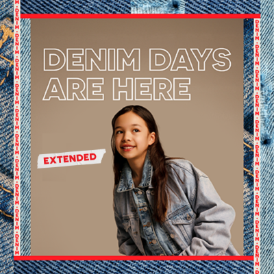 Denim Days are Here Extended