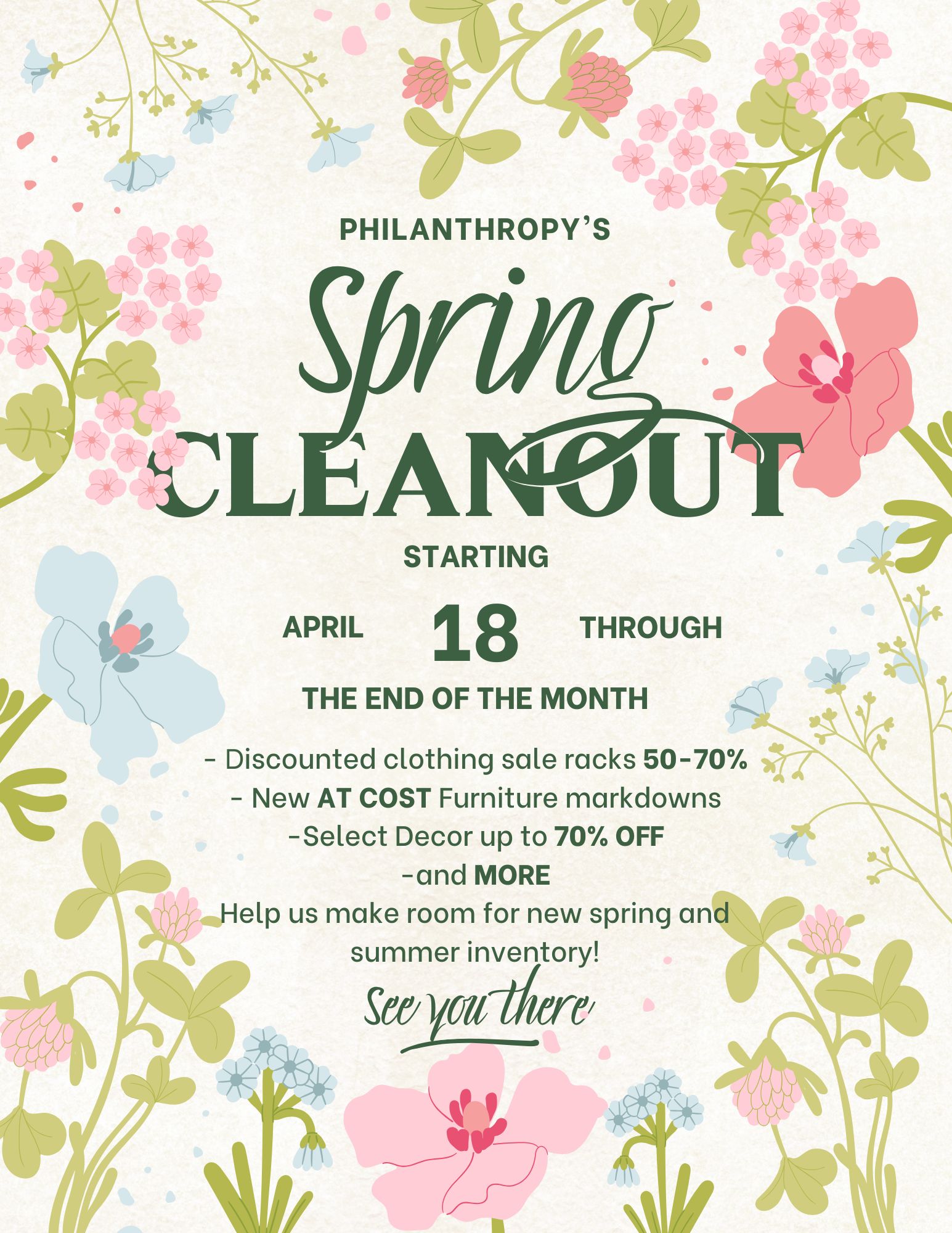 Philanthropy’s Spring Cleanout icon