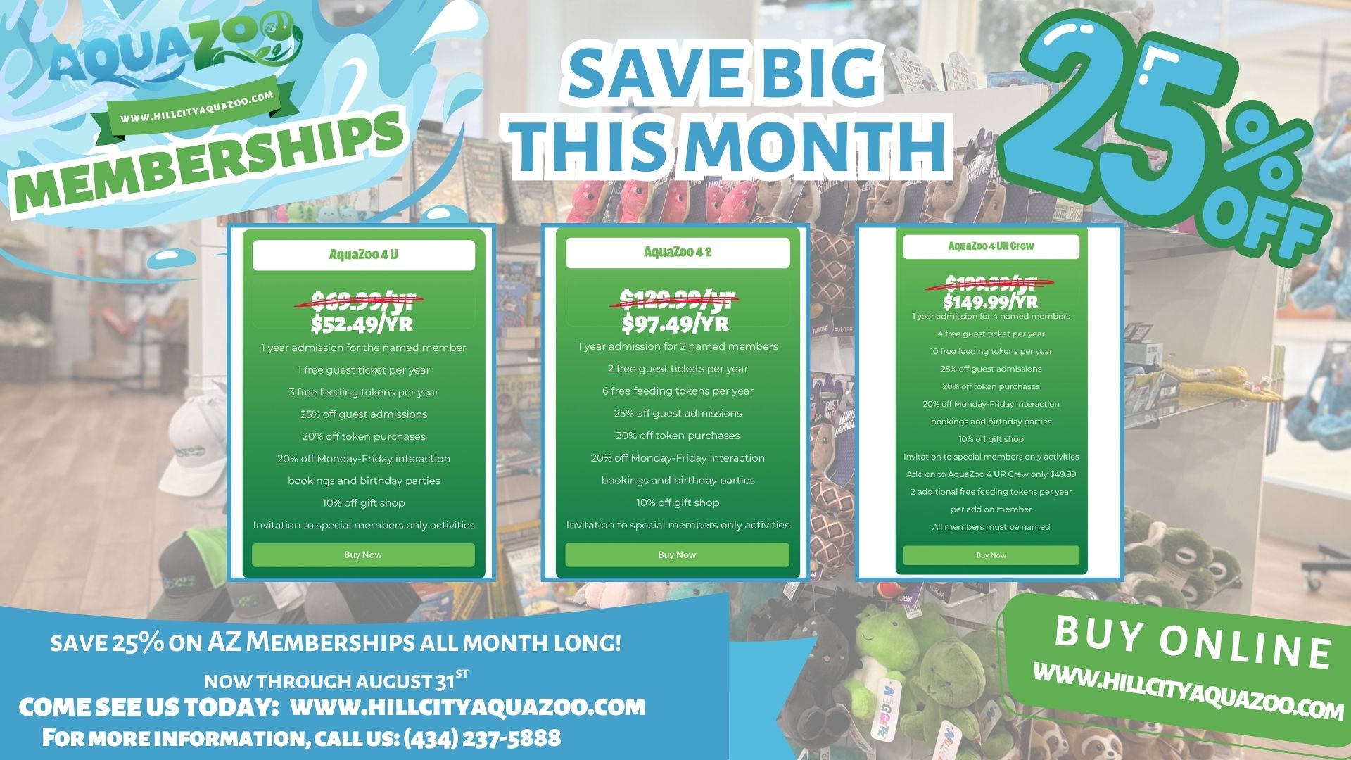 Save Big on AquaZoo Memberships! icon