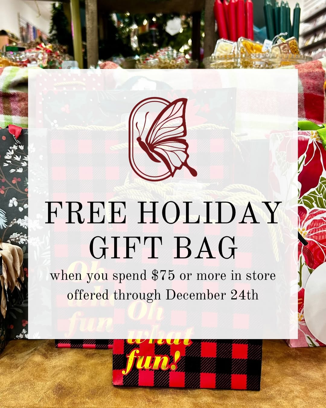 Free Holiday Gift Bag icon