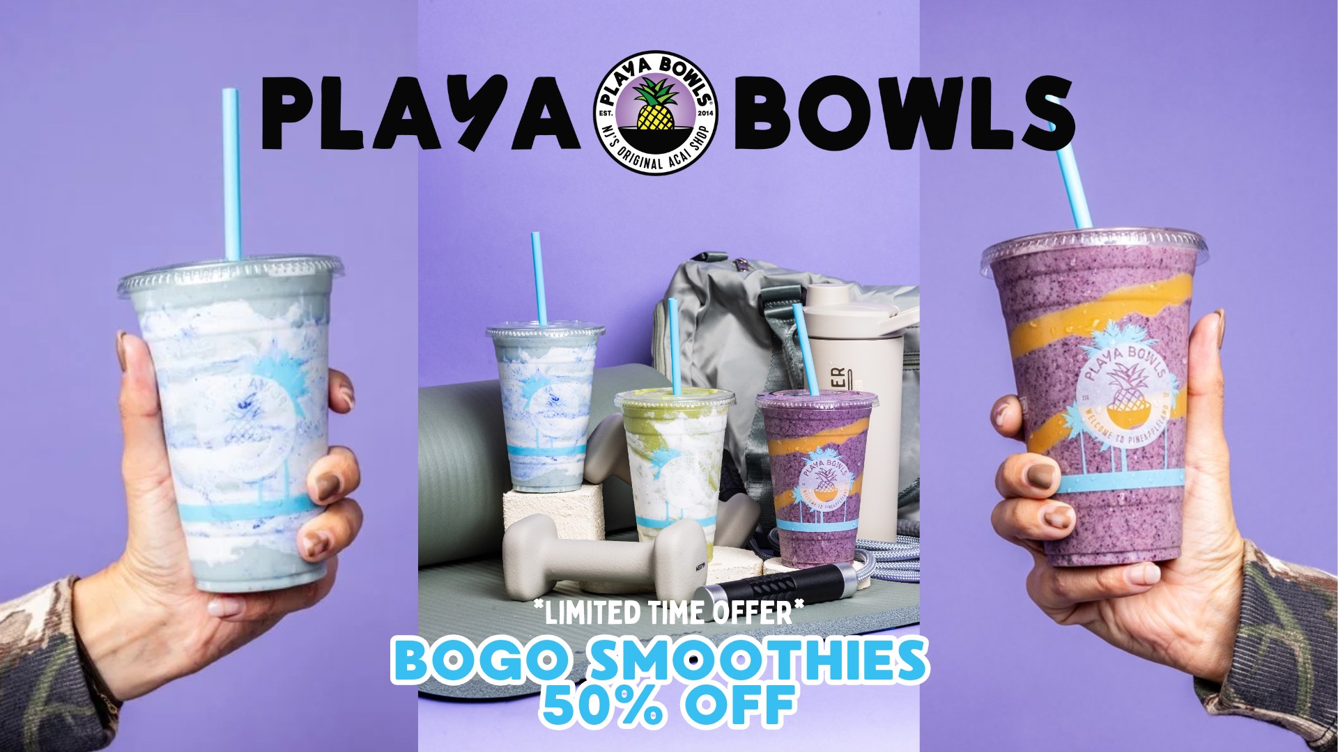 BOGO Smoothies at Playa Bowls, Limited Time Offer icon